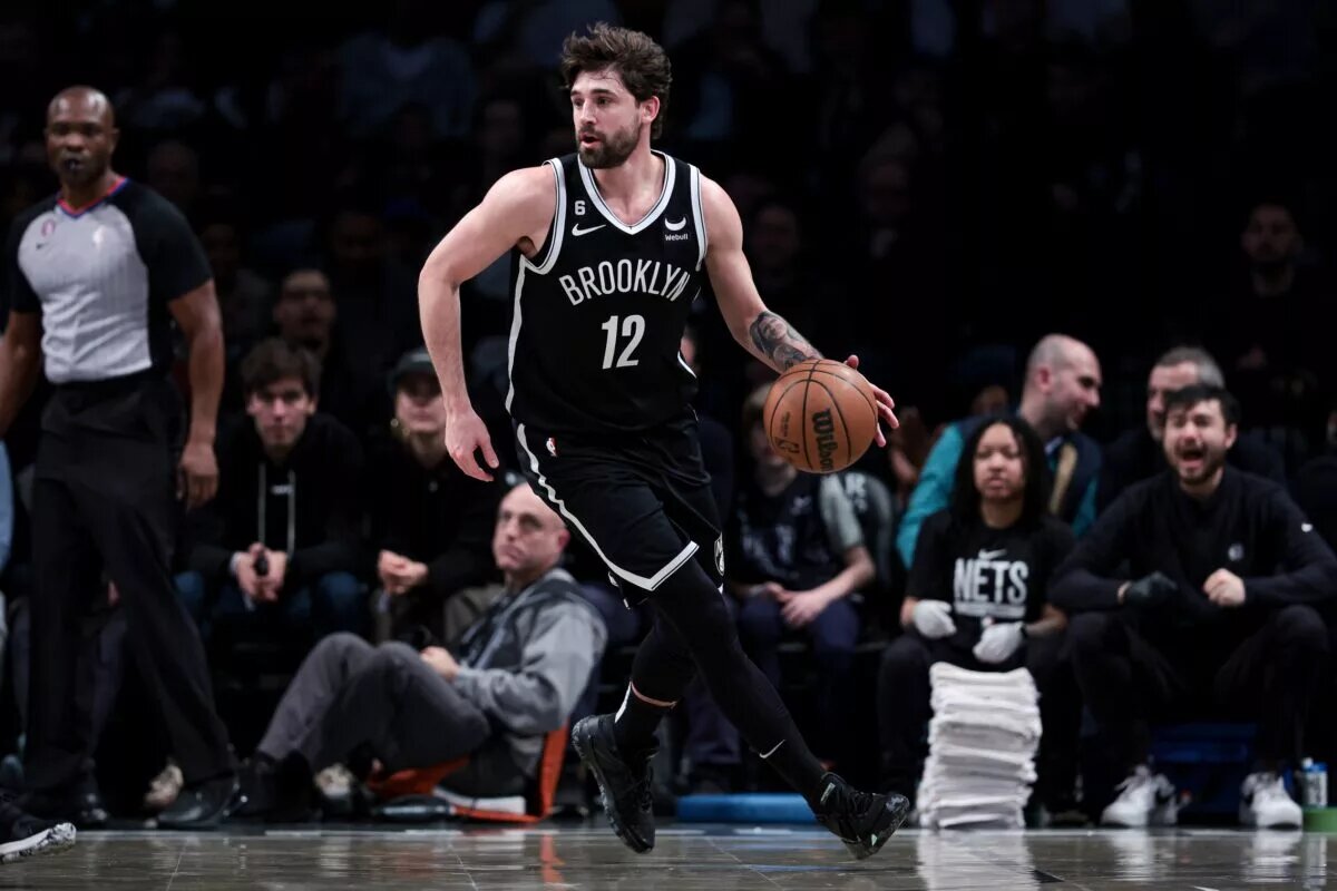 Joe Harris was traded from the Brooklyn Nets to the Detroit Pistons