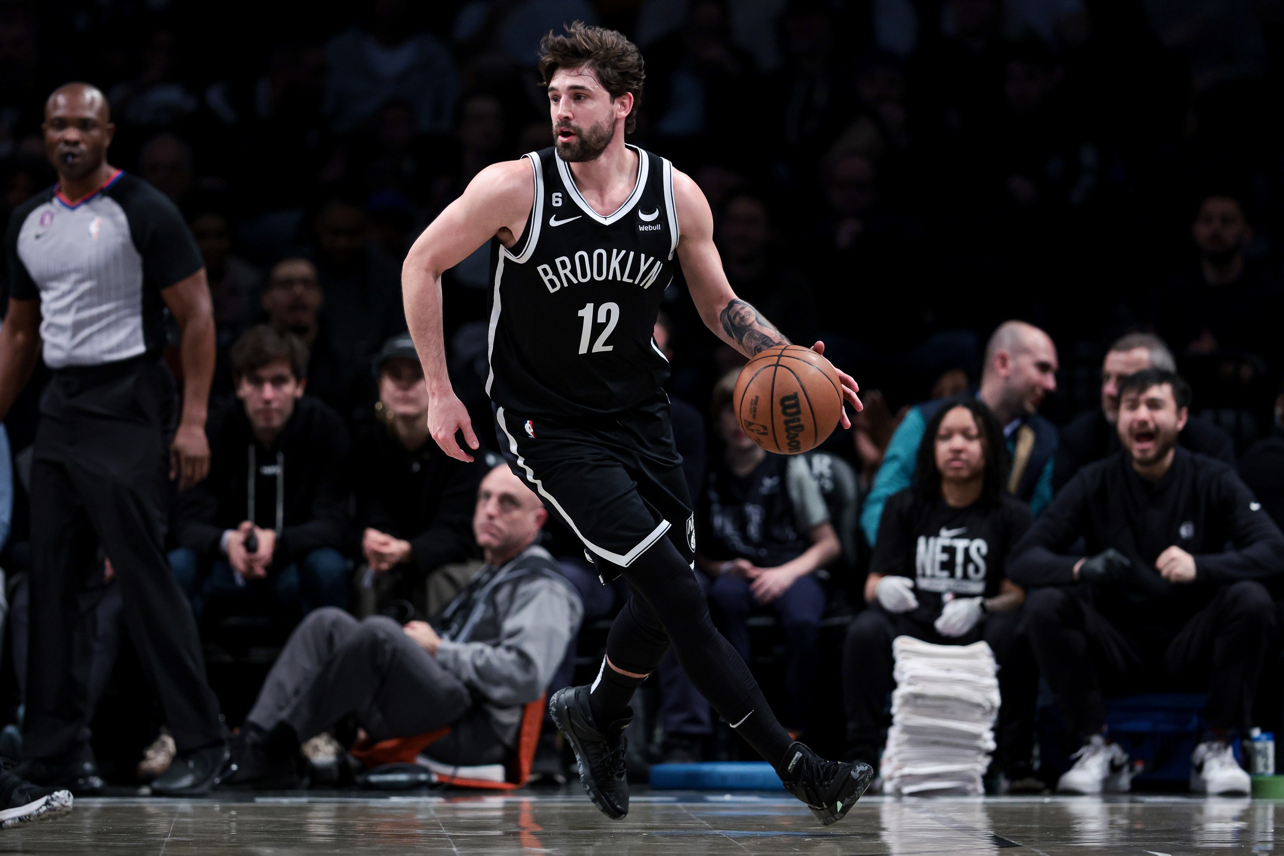 Joe Harris was traded from the Brooklyn Nets to the Detroit Pistons