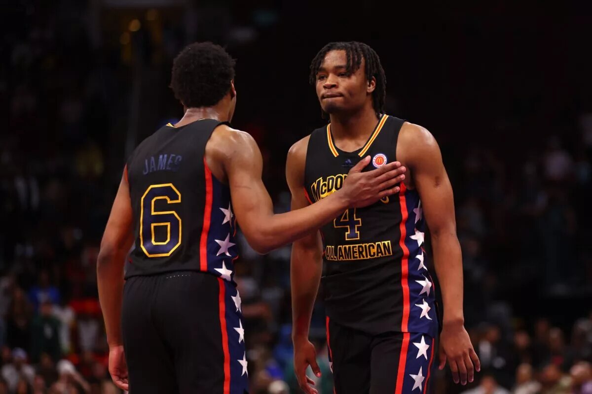 Isaiah Collier and Bronny James, McDonald's All American game