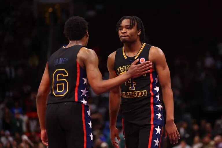 Isaiah Collier and Bronny James, McDonald's All American game