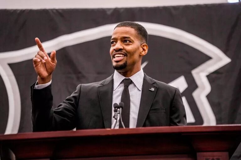 The Providence Friars introduce its new coaches: Men's Basketball - Kim English, Women's Basketball - Erin Batth