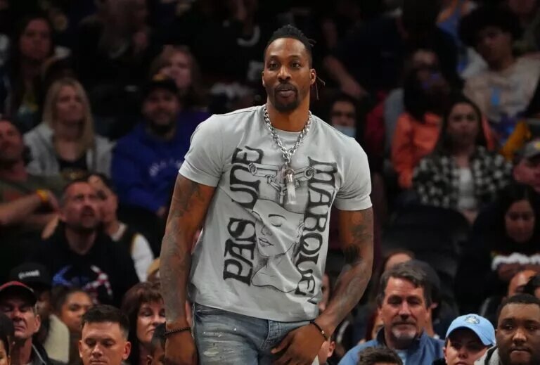 Warriors news: Apr 10, 2022; Denver, Colorado, USA; Los Angeles Lakers center Dwight Howard (39) during the second half against the Denver Nuggets at Ball Arena. Mandatory Credit: Ron Chenoy-USA TODAY Sports