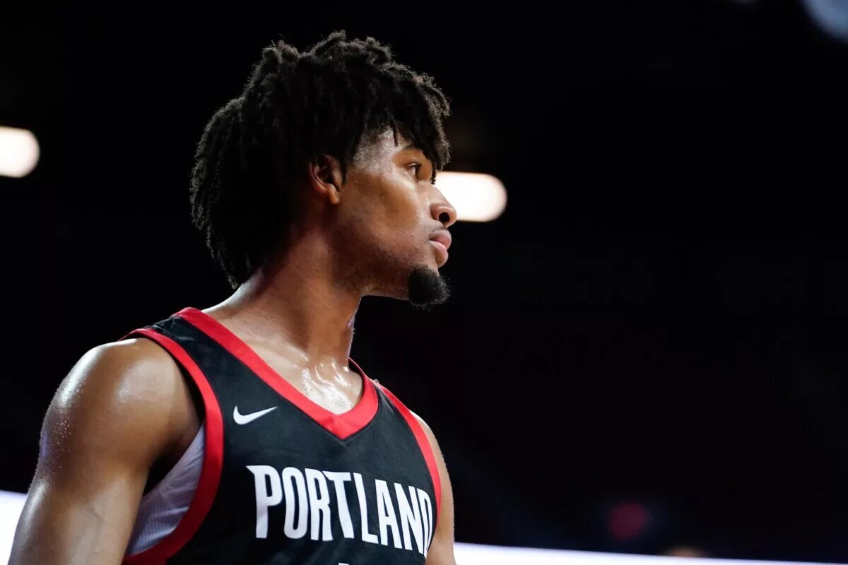 Portland Trail Blazers wing Shaedon Sharpe