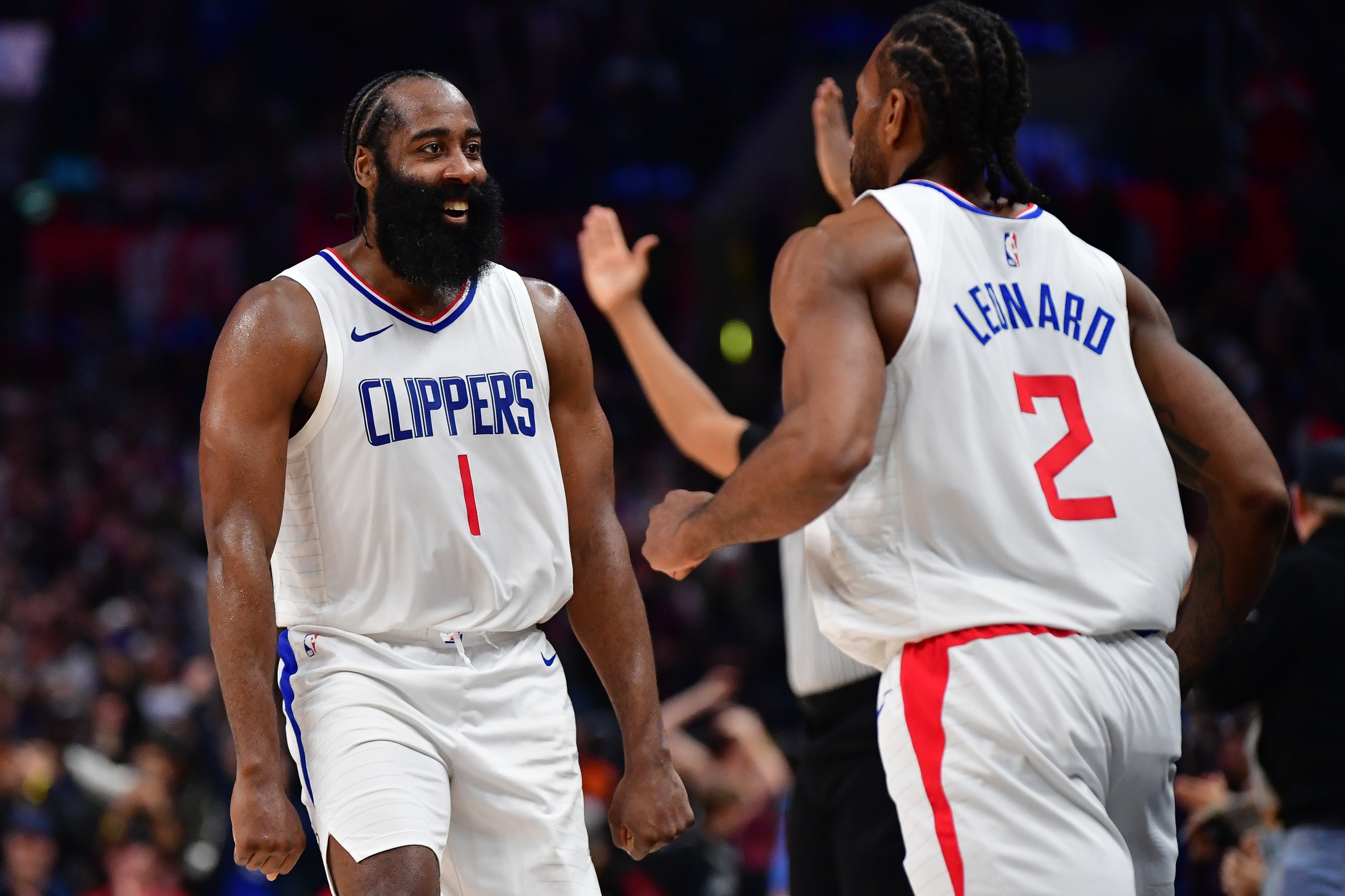 LA Clippers midseason report features James Harden and Kawhi Leonard having great seasons.