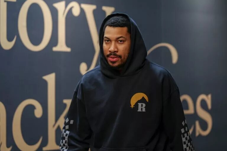Feb 14, 2024; Salt Lake City, Utah, USA; Utah Jazz forward Otto Porter Jr. (22) arrives at the Delta Center before the game between the Utah Jazz and the Los Angeles Lakers. Mandatory Credit: Chris Nicoll-USA TODAY Sports