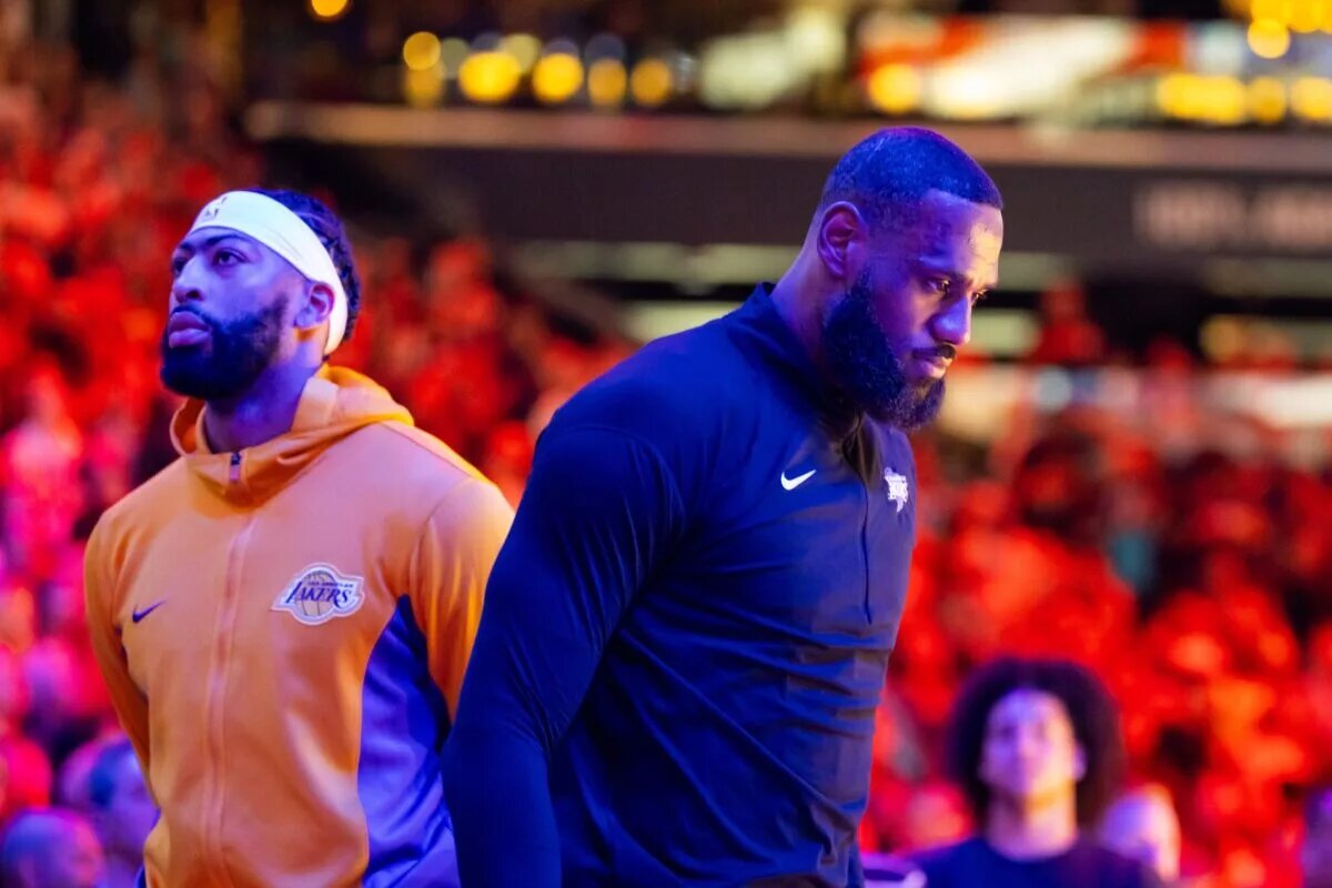 Lakers superstars LeBron James and Anthony Davis