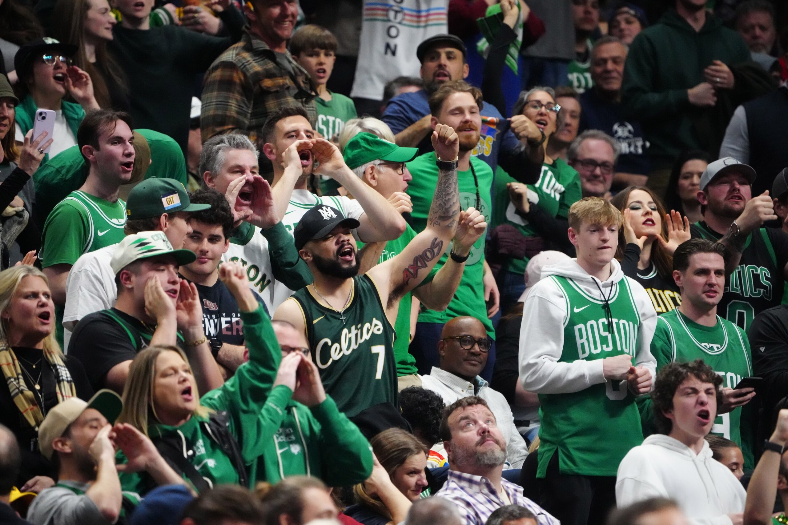 Boston Celtics crowd in stir