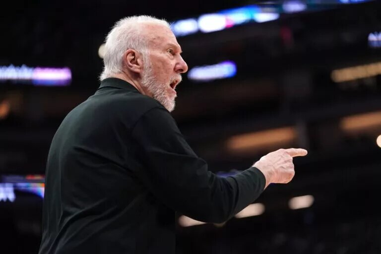 San Antonio Spurs head coach Gregg Popovich