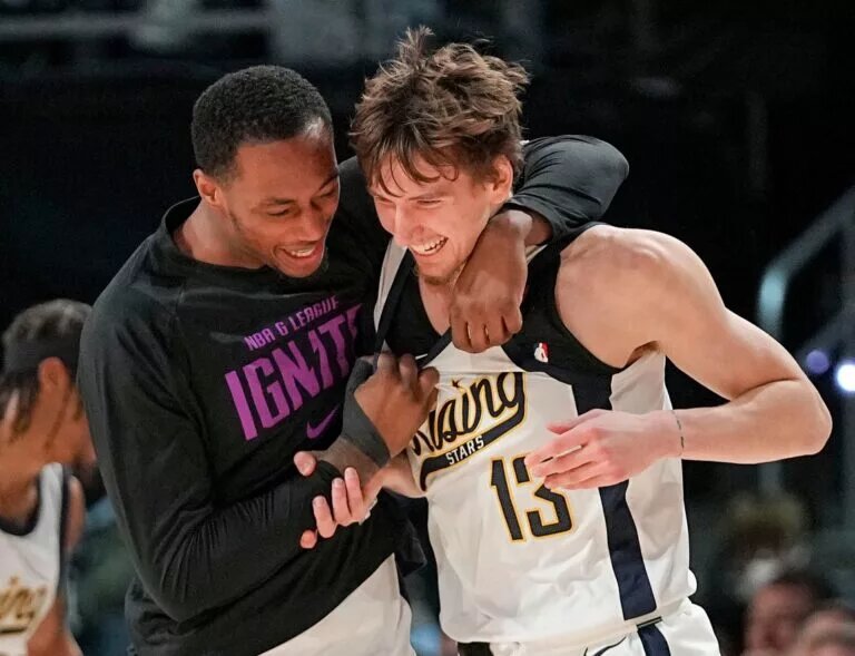Ron Holland and Matas Buzelis, G League Ignite projected lottery picks