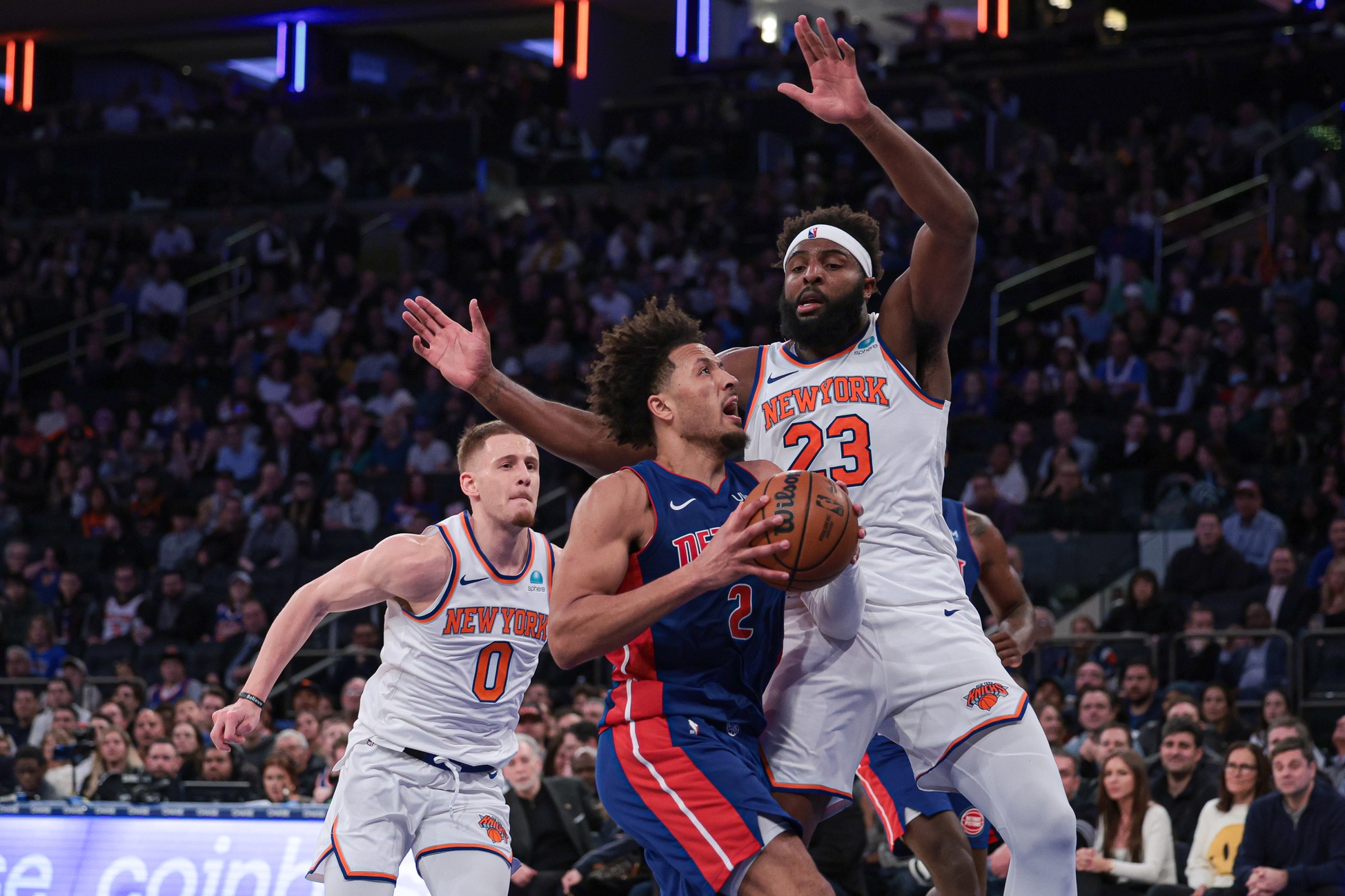 New York Knicks center Mitchell Robinson before injury