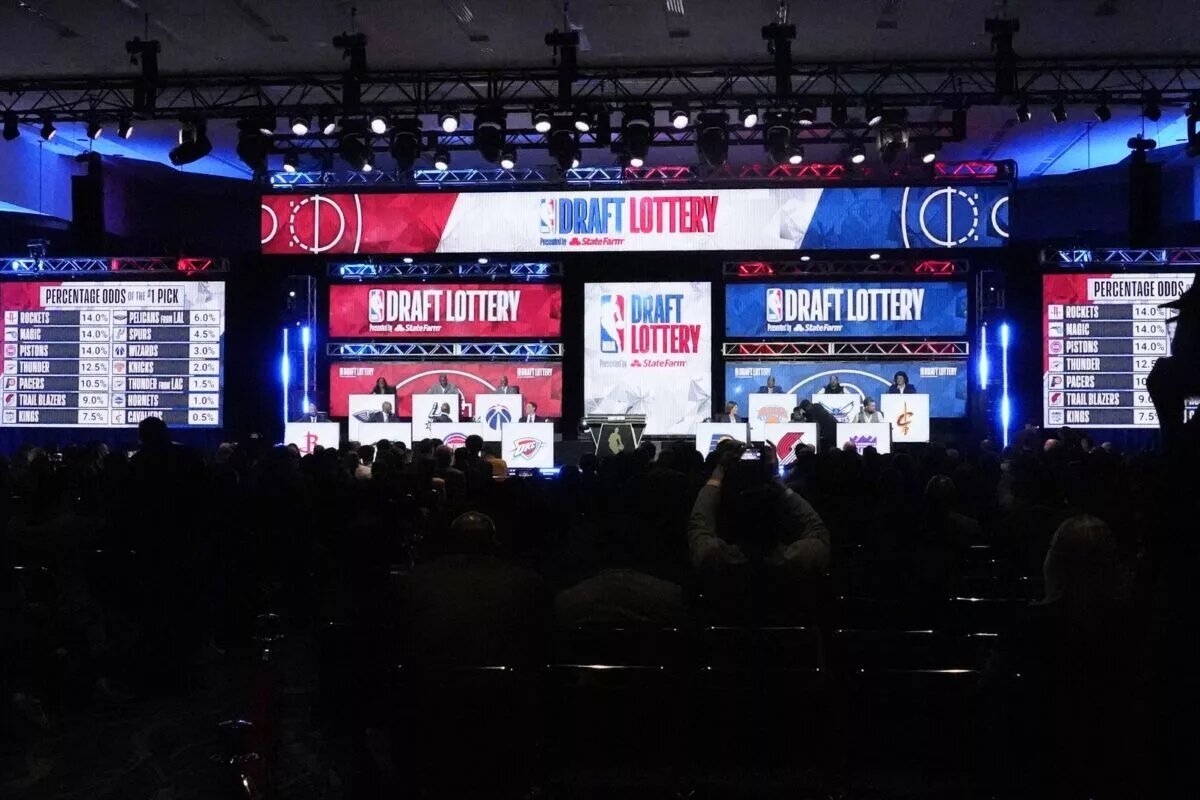NBA Draft Lottery board