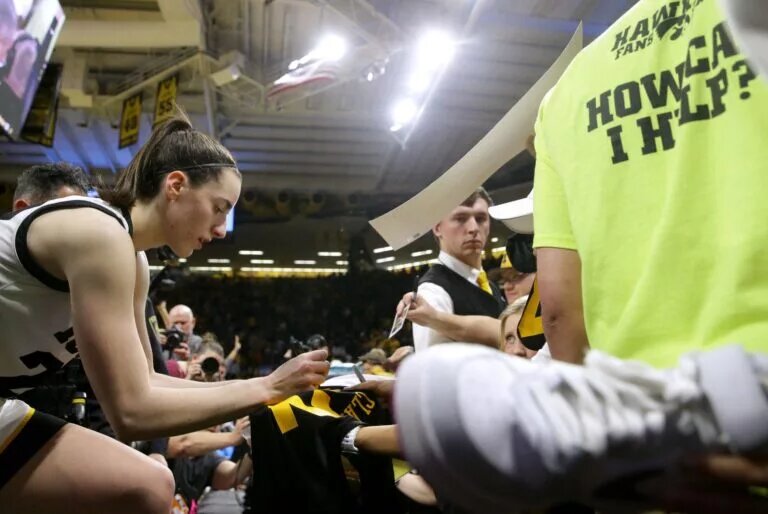 Iowa women's basketball star Caitlin Clark