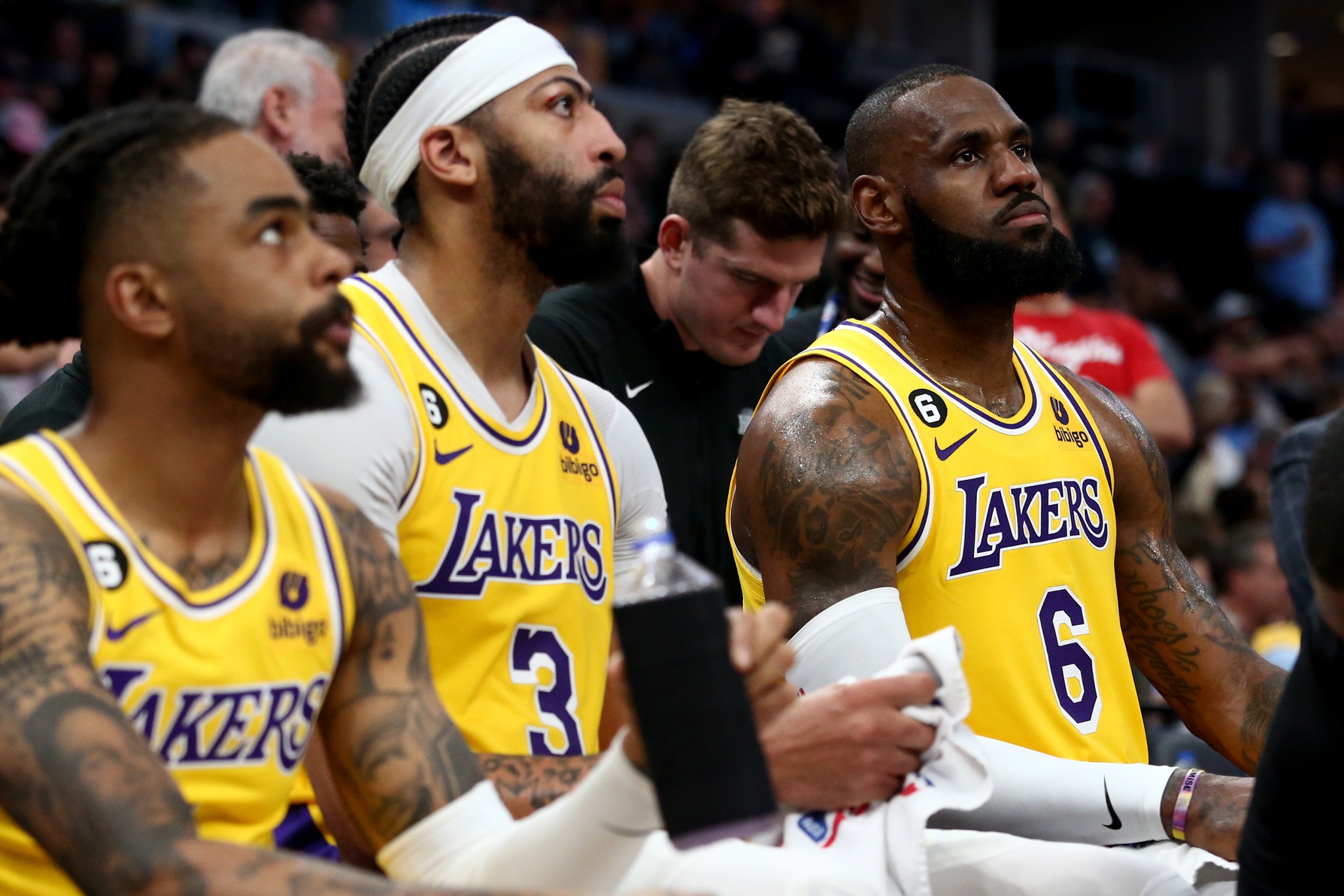 LeBron James, Anthony Davis, DeAngelo Russell all potential Lakers trade candidates.