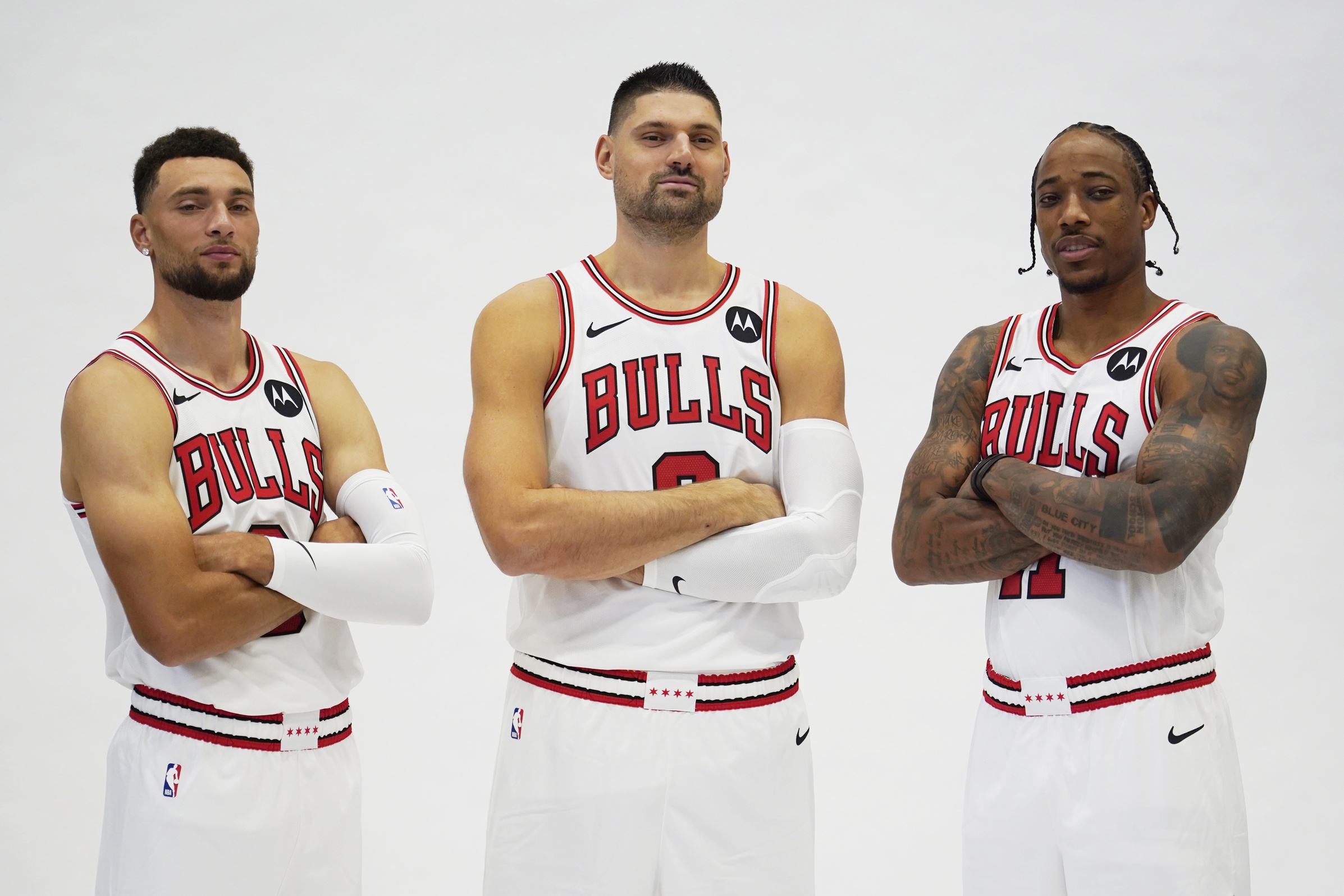 Bulls stars Zach LaVine, Nikola Vucevic, DeMar DeRozan