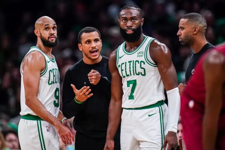 Derrick White and Jaylen Brown are two All-Defense Candidates.
