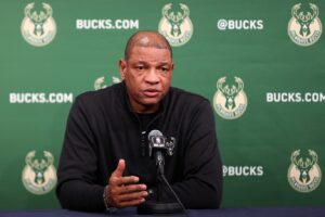 Doc Rivers provides update on Khris Middleton injury.