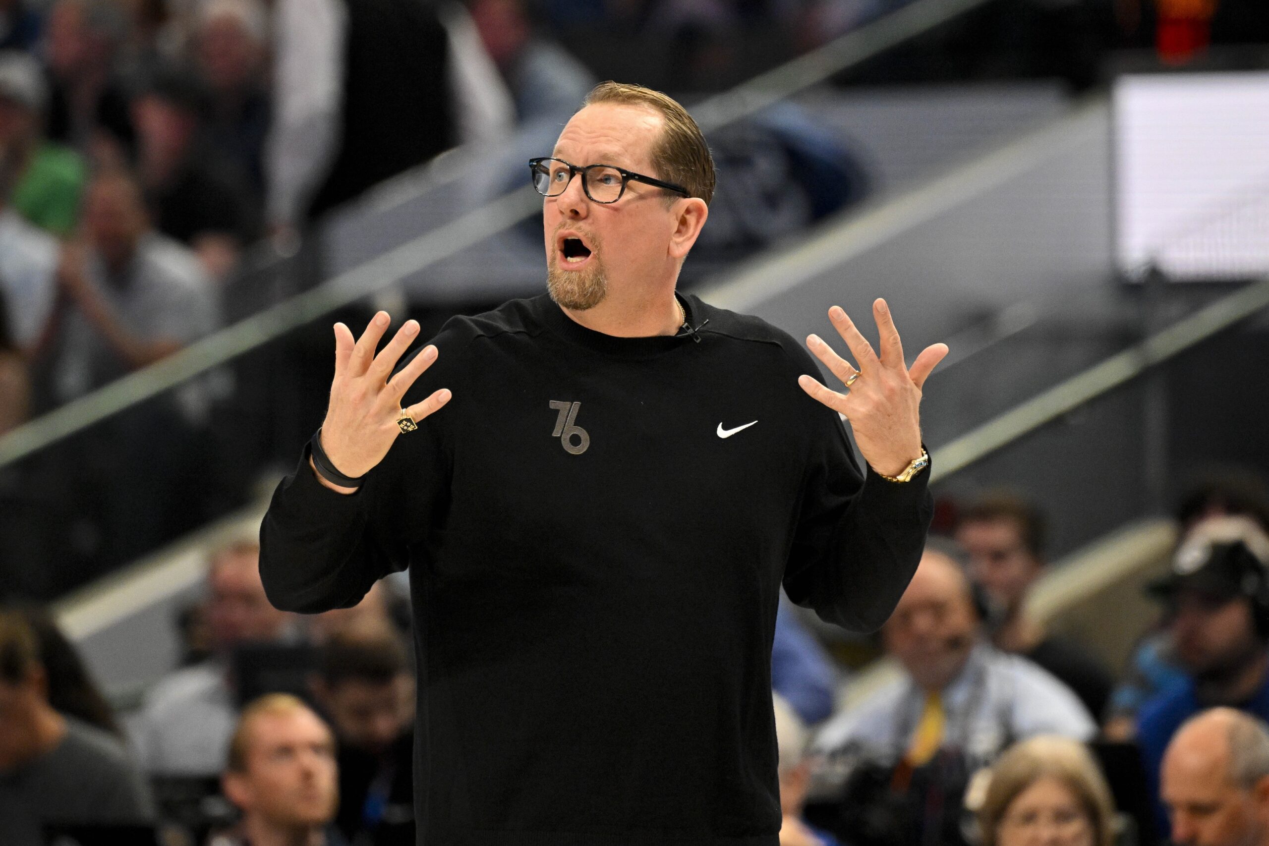 Nick Nurse and the 76ers are dealing with Tyrese Maxey and a head injury.