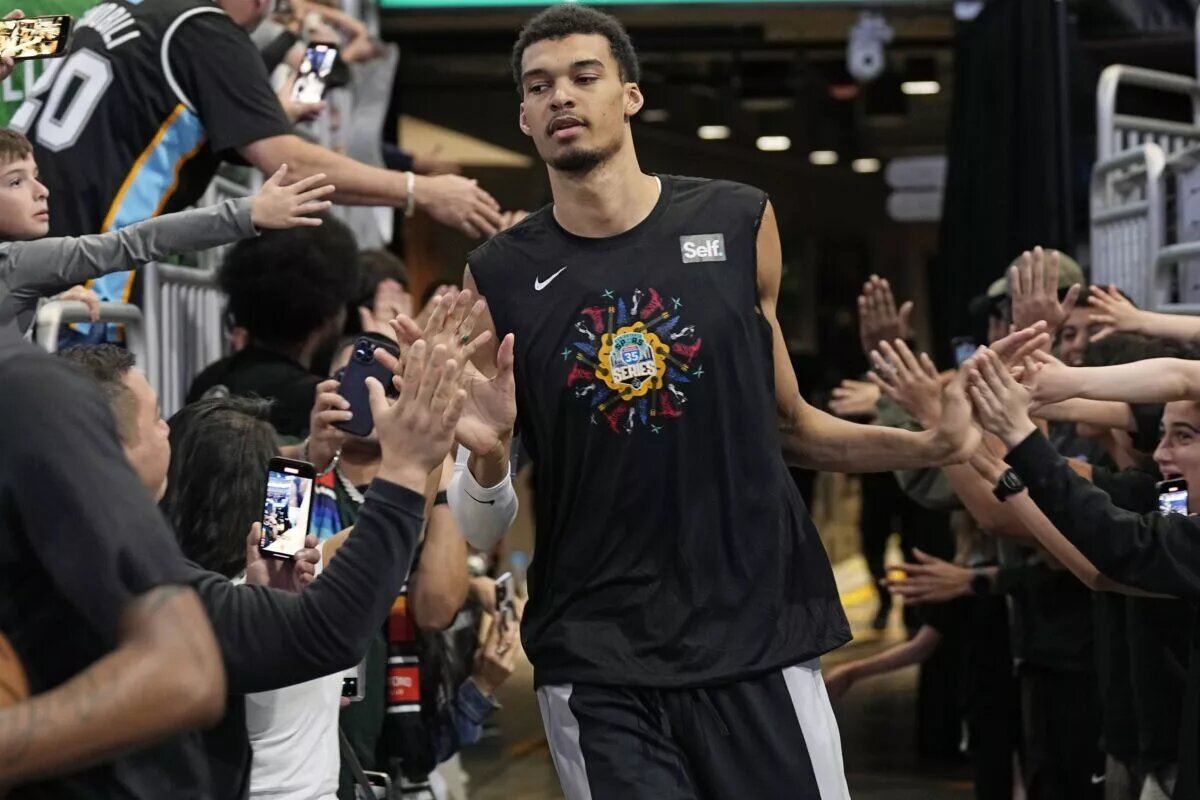San Antonio Spurs rookie Victor Wembanyama