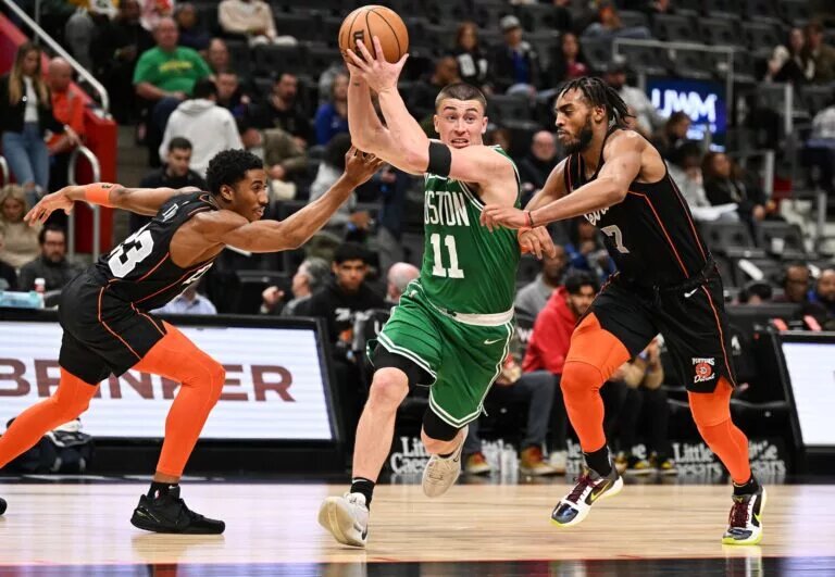 Boston Celtics guard Payton Pritchard starts in place of injured Jrue Holiday