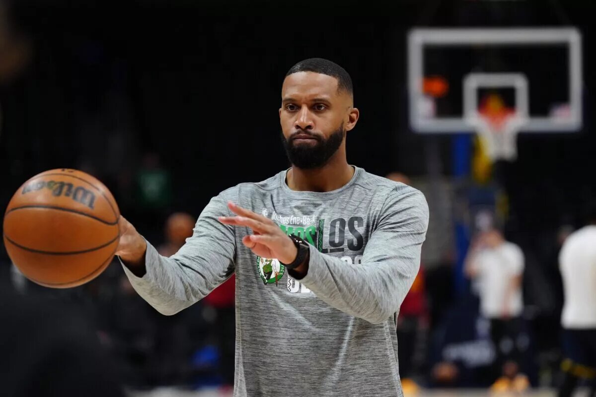 Boston Celtics lead assistant Charles Lee, a head coach candidate for the Charlotte Hornets