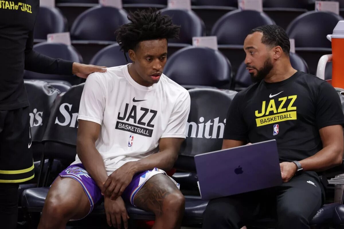 Utah Jazz assistant coach Lamar Skeeter, a potential head coach candidate for the Charlotte Hornets