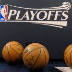 NBA Playoffs stanchion