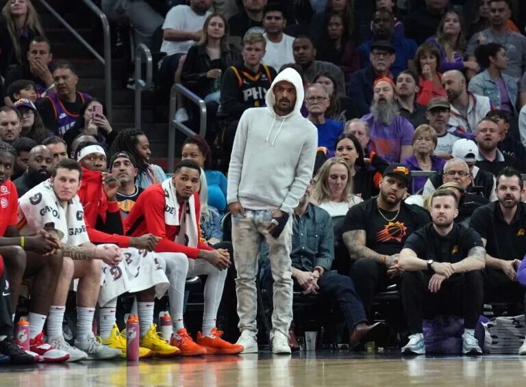 Atlanta Hawks point guard Trae Young on sideline with injury as he awaits return