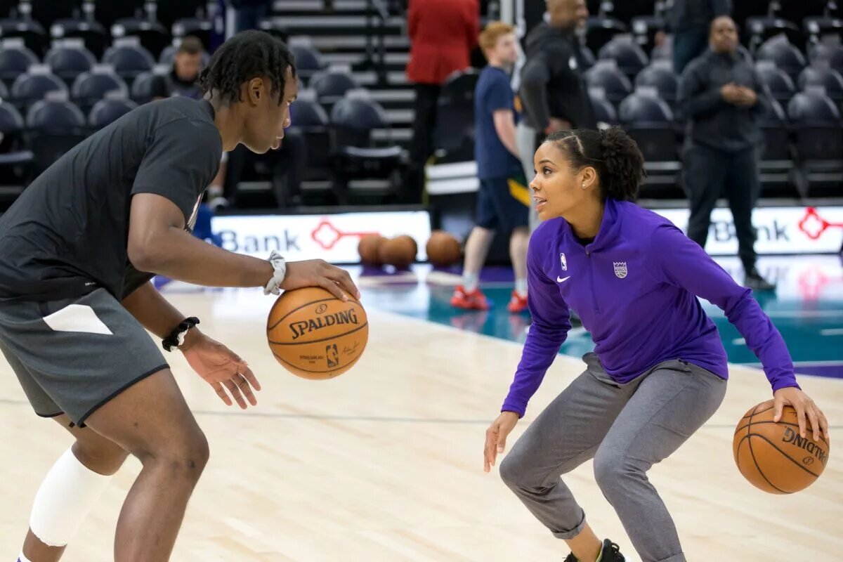 Lindsey Harding, a head coach candidate for the Charlotte Hornets