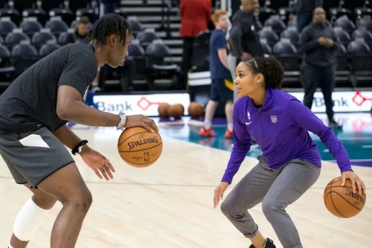Lindsey Harding, a head coach candidate for the Charlotte Hornets