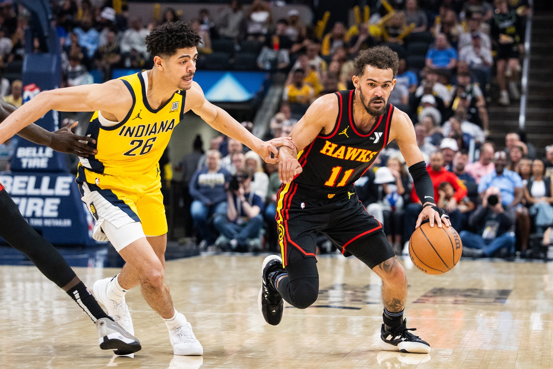 Atlanta Hawks point guard Trae Young, the franchise’s all-time record-holder in career assists