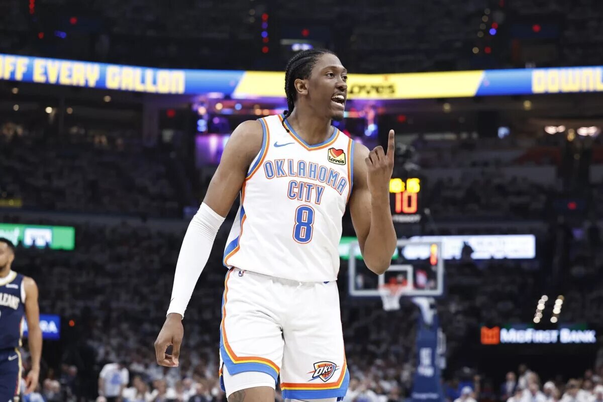 Oklahoma City Thunder forward Jalen Williams, a near NBA MIP finalist