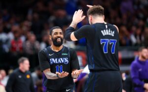 Mavs star duo Luka Doncic and Kyrie Irving ahead of the 2024 NBA Playoffs