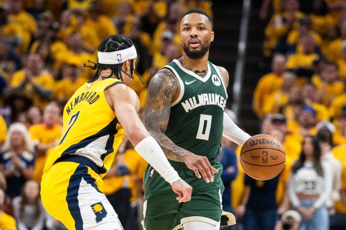 Milwaukee Bucks guard Damian Lillard, after Achilles injury