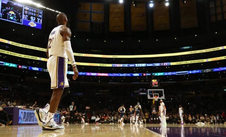 Los Angeles Lakers forward LeBron James