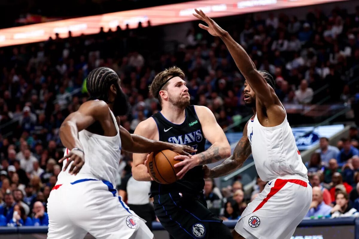 Luka Doncic leads the Mavericks vs the Clippers for the 3rd time in 5 years in the NBA playoffs.