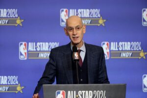 Adam Silver and the NBA are in important broadcasting rights negations.