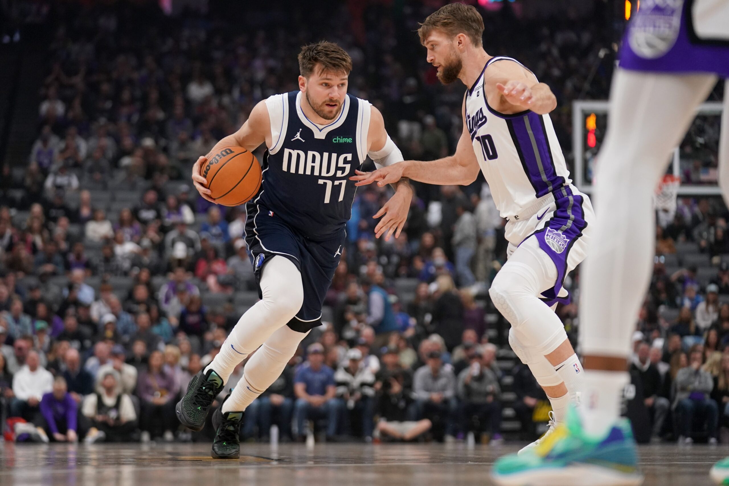Luka Doncic and Domantas Sabonis finished the season as league leaders in different stats.
