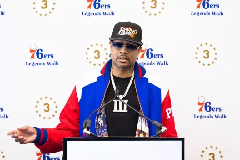 Allen Iverson is a 76ers legend who recently got a statue he is one of the most impactful players in league history.