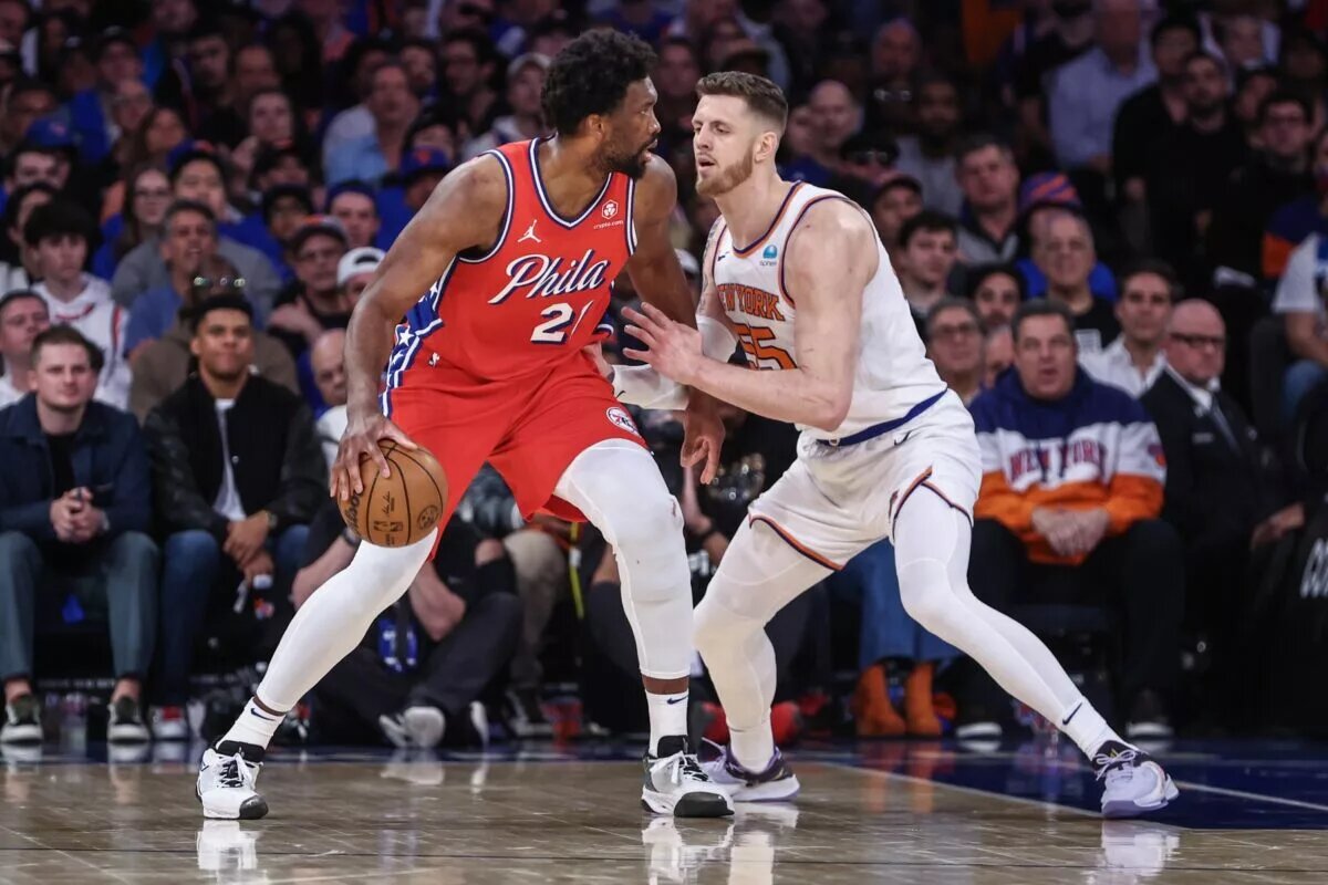Joel Embiid is a key player in a 76ers game 2 win.
