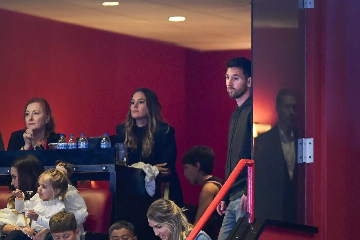 Lionel Messi attended the recent Celtics-Heat game.