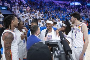 Oklahoma City Thunder guard Shai Gilgeous-Alexander, 2024 NBA MVP candidate