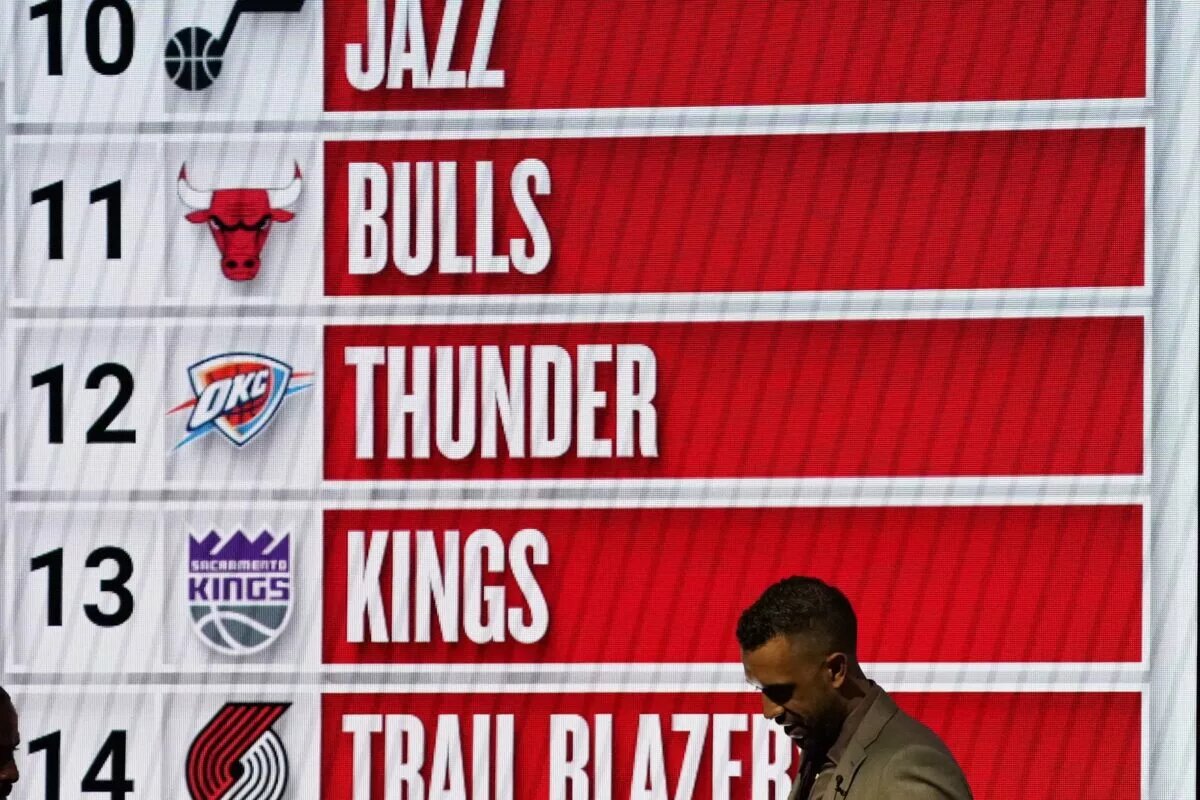 2024 NBA Draft Lottery board