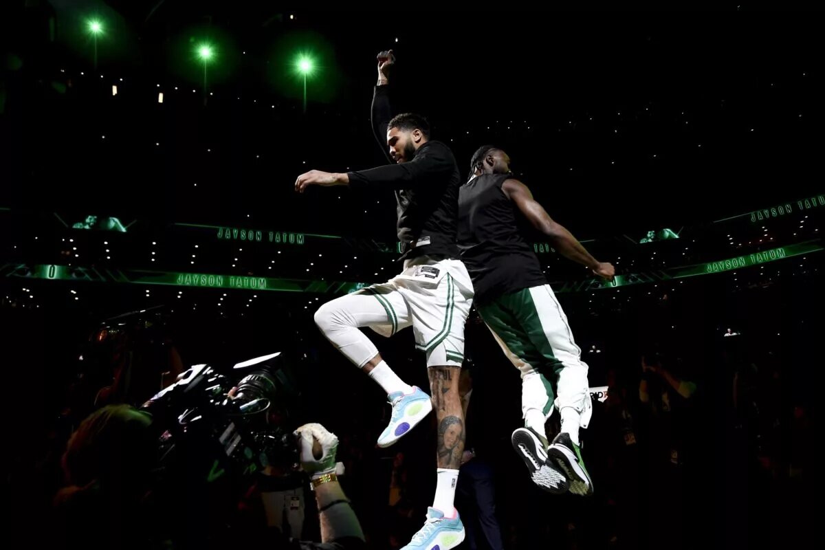 Boston Celtics All-Stars Jaylen Brown and Jayson Tatum