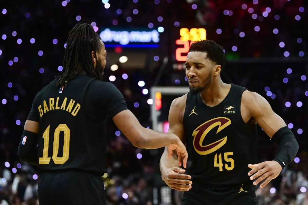 Cleveland Cavaliers star guards Donovan Mitchell and Darius Garland