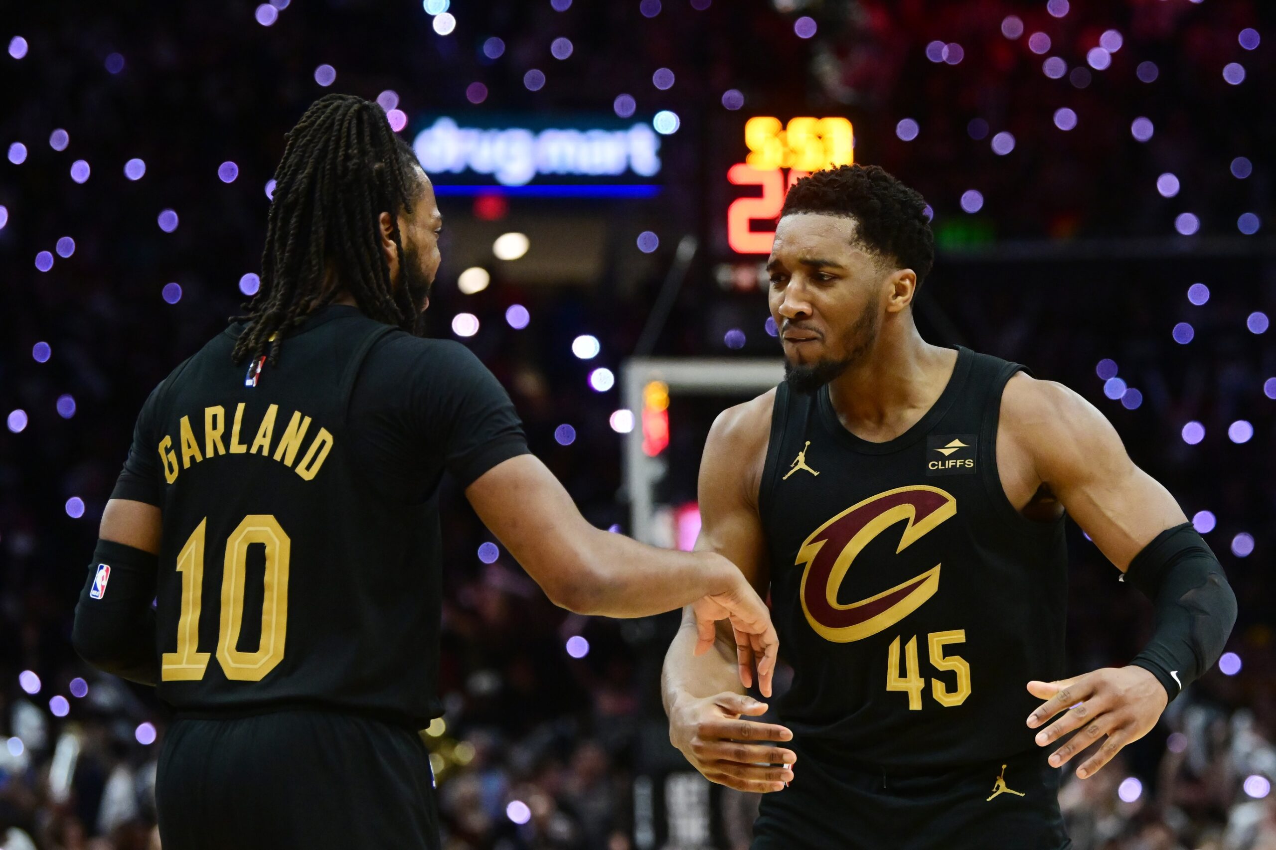 Cleveland Cavaliers star guards Donovan Mitchell and Darius Garland