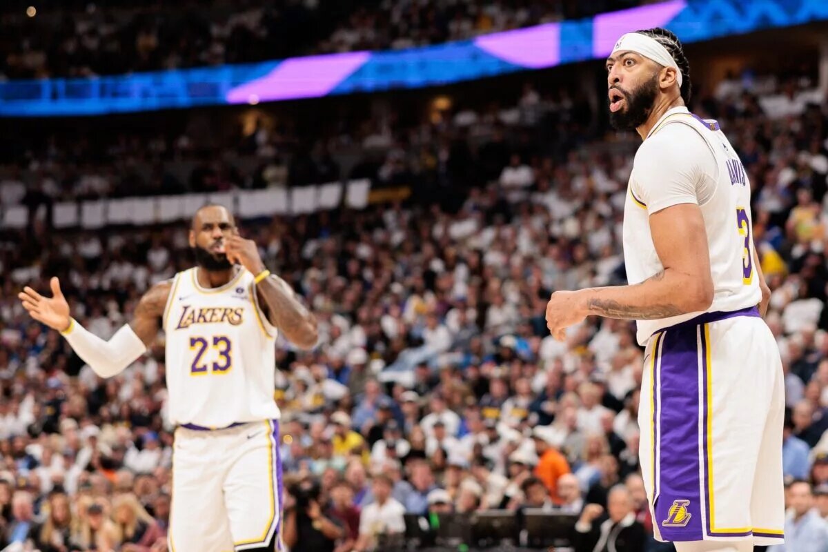 Los Angeles Lakers stars LeBron James and Anthony Davis