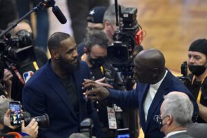 A survey asked 100 NBA players who the GOAT is Michael Jordan and LeBron James were the most common answers.
