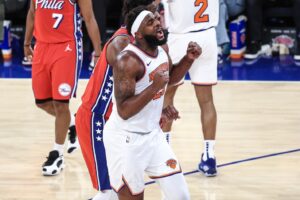 Mitchell Robinson is out with a season-ending ankle injury.