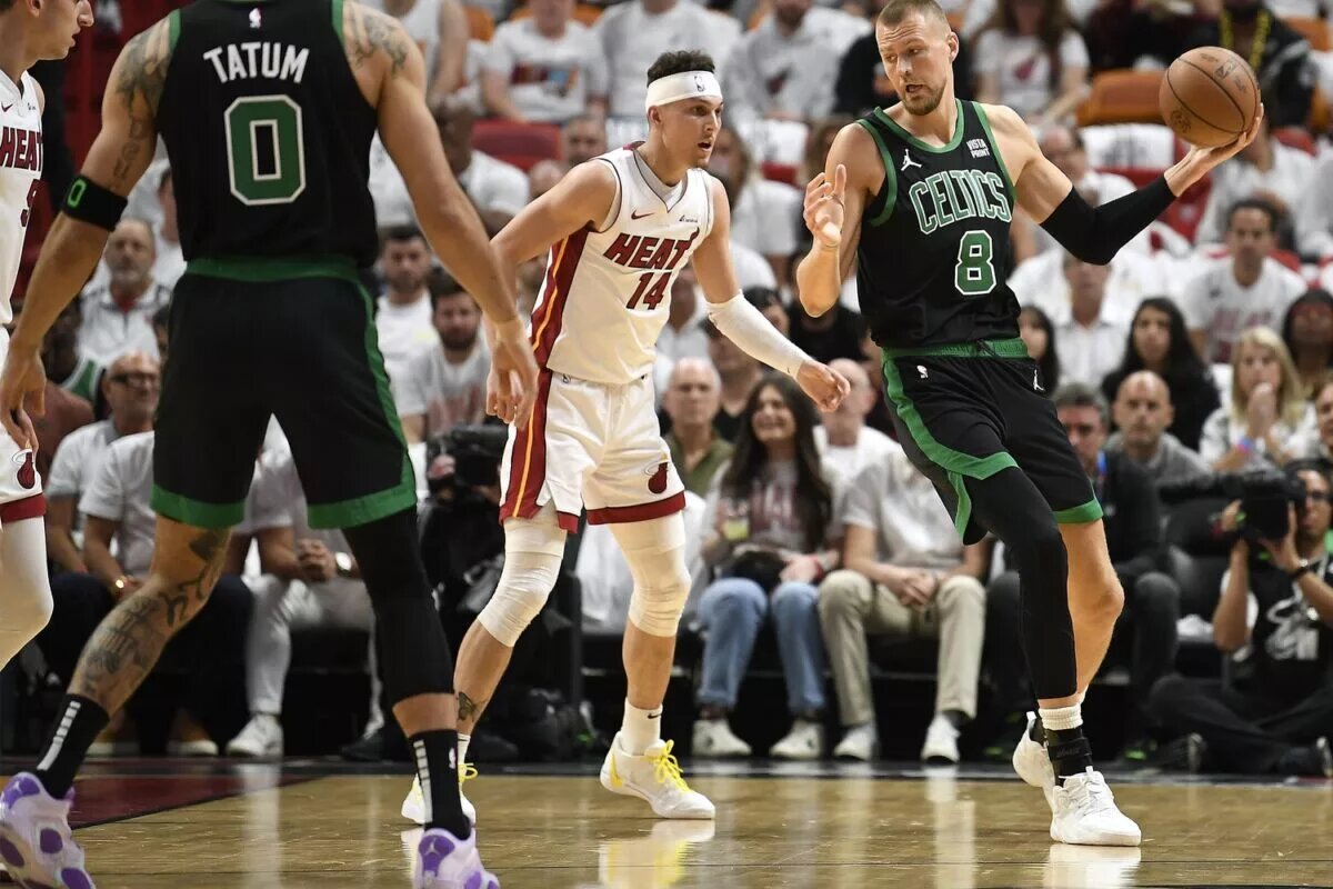 Kristaps Porzingis is gearing up for a return in the Eastern Conference finals.