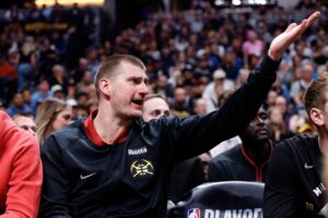 Nikola Jokic recently had an awkward on-air interaction with Shaquille O'Neal.